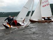 Junior-Folke J 33 Windspiel begegnet der Hansa-Jolle Carina